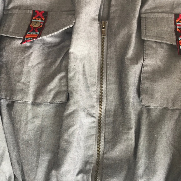 Lucca Couture Denim Romper - Picture 4 of 16